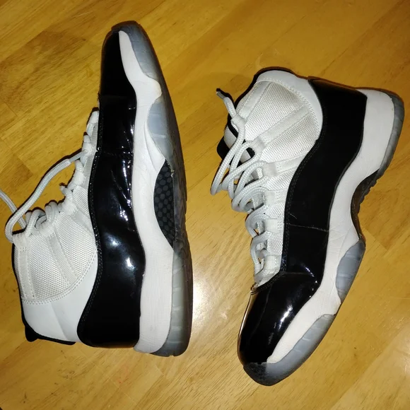 Black and White High-Top Sneakers
